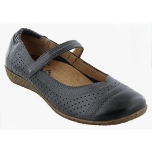 Taos Transit Leather Mary Janes Flats Wedge Shoes Blue Size 11 42